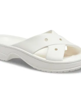 Claquettes Cross Strap Chalk EU 38-39 - Crocs - FashionsVida