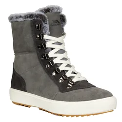 Womens/ladies Korinna Suede Lace Up Snow Boots (Grey) - Size Uk 5