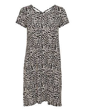 ONLY Vestido 'Bera' crema / negro