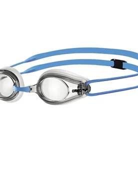 Kids Unisex Childrens/kids Tracks Swimming Goggles (Clear/blue) - Transparent - One Size - Arena - FashionsVida