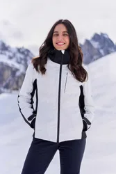 Energy Womens Waterproof Baffled Ski Jacket - Black - Black - Size: 14