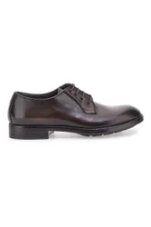 Scarpe stringate testa di moro in vera pelle eleganti 1115 44