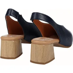 Zapatos de salón de mujer de piel destalonados