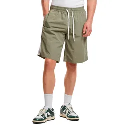 Short De Bain Board Patched Stripe Pale Olive 4XL