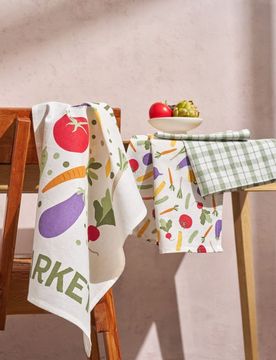 Canovacci da cucina in cotone 3 pack - multicolor