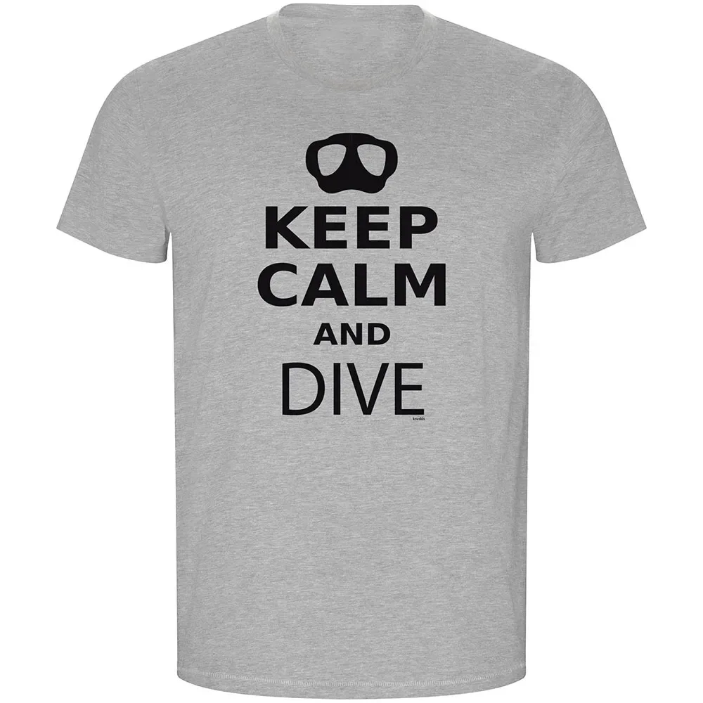 Maglietta A Maniche Corte Keep Calm And Dive Eco - Kruskis - FashionsVida