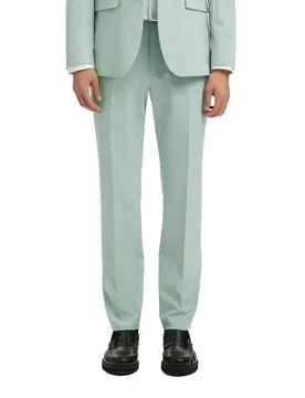 Pantaloni Eleganti Slim-liam Flex B Aqua Gray 56