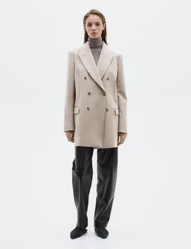 Allingentle Women Long Blazer Elegant Modern Loose Fit Long Jacket Double-Breasted Casual Blazer Customize - Aliexpress - FashionsVida
