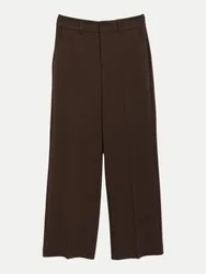RED LABEL Wide-Leg Stoffhose Braun 42/RG