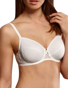 Womens Fleur Underwired Bra - White - Size 32e - Rosa Faia - FashionsVida