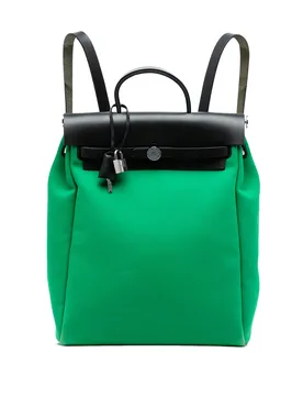 Toile Herbag A Dos Zip Retourne Backpack - Hermès - FashionsVida