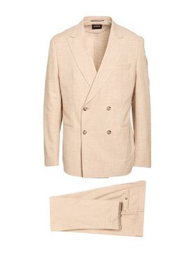Boss Traje Hombre Beige 46 Hombre