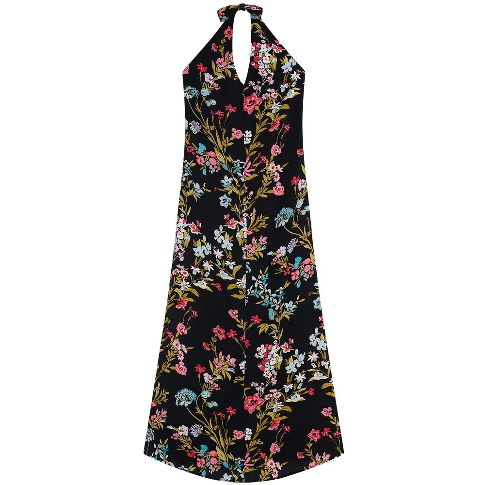 Vestido largo con tirantes y estampado floral - Caroll - FashionsVida