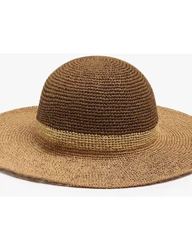 Sombrero de mujer con tira decorativa en liso - Parfois - FashionsVida