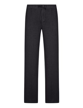 Pantaloni In Lino Con Coulisse In Vita