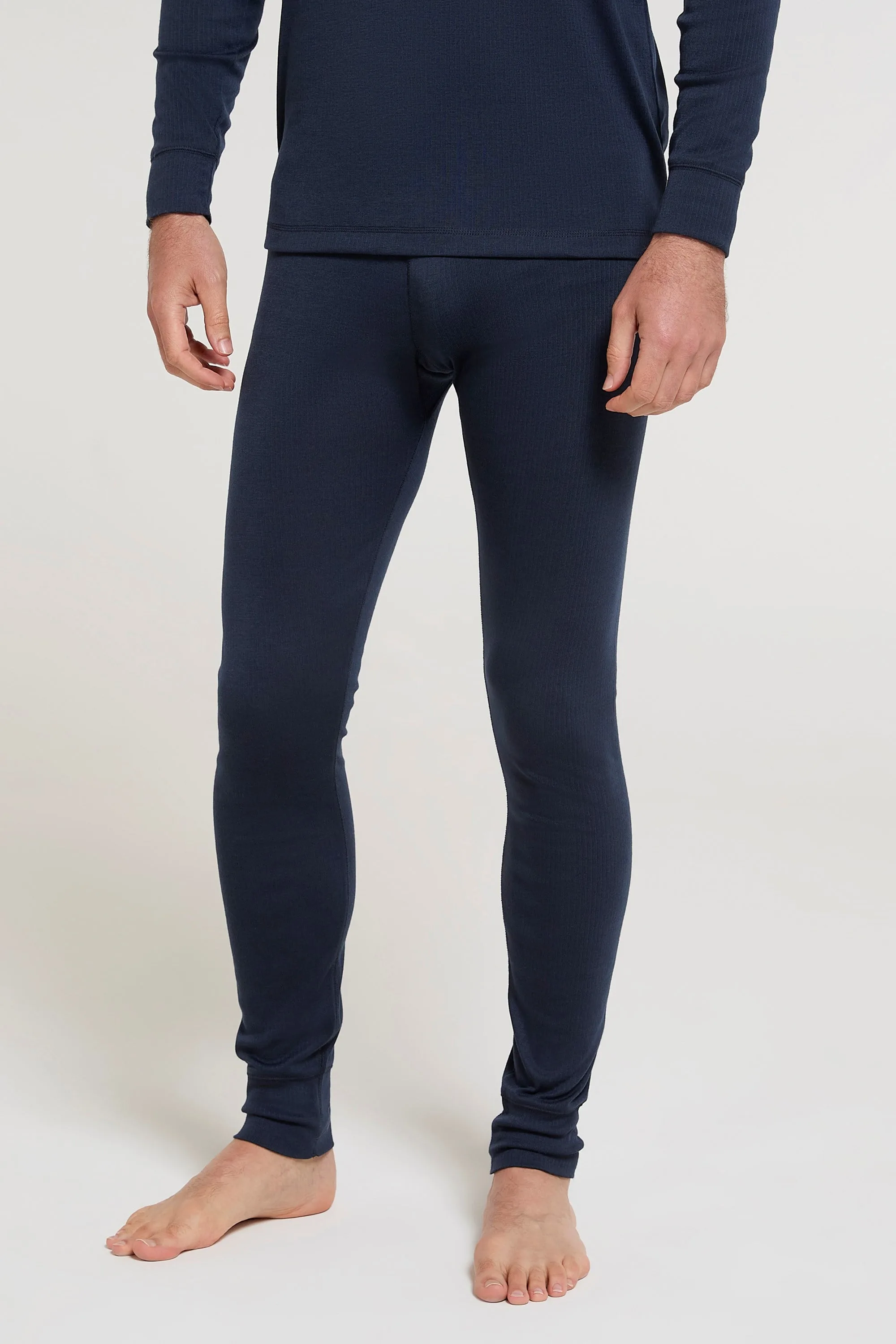 Talus Mens Base Layer Pants - Navy - Navy - Size: L - Mountain Warehouse - FashionsVida