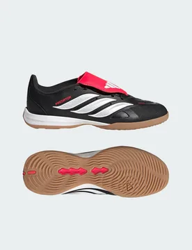 Scarpe da calcio Predator League Fold-Over Tongue Indoor 37 1/3 Core Black / Cloud White / Lucid Red - Adidas - FashionsVida