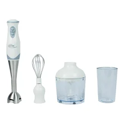 Elta Stabmixer-Set, 4 Teile silber