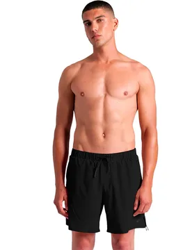 Side Zip Beach Swimming Boxer Black / Black M Men - Arena - FashionsVida