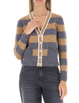 Cardigan in lana GRIGIO XL - Pennyblack - FashionsVida