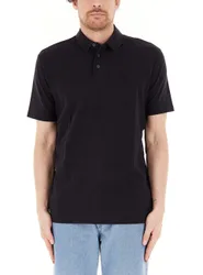 Polo cotone maniche NERO L
