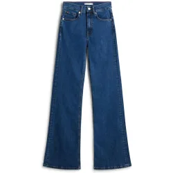 Pantalón vaquero de mujer de corte acampanado