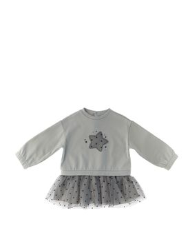 Abito in felpa GRIGIO CHIARO 12M