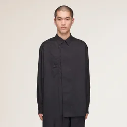 Y-3 ADAPTIVE COTTON SHIRT XS Black