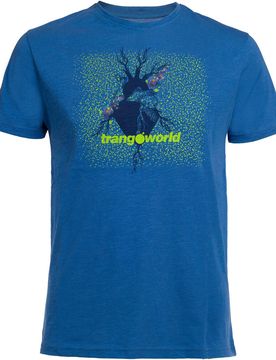 Herz camiseta montaña manga corta hombre Azul (S)