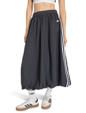 Balloon Long Skirt Damen Röcke - Schwarz - Größe XS (30-32) - Poly Mesh Black XS (30-32)