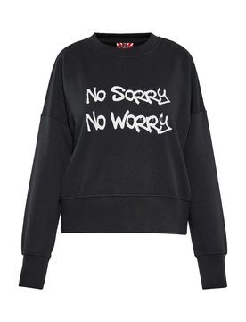 MyMo ROCKS Sudadera negro / blanco