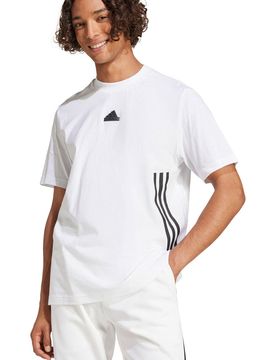 Future icons 3 stripes camiseta manga corta hombre Blanco (L)