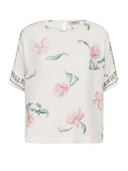 Bluse MMPALMABIGORCHID crema S