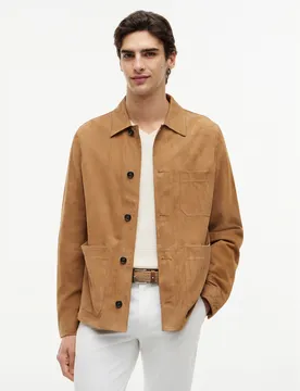 SUEDE CHORE JACKET male