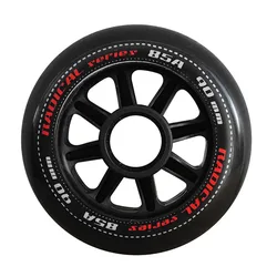Roues De Patins Radical 4 Unités Black 90 mm - 85A unisex