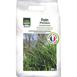 Heno para conejos y roedores Premium 20 L