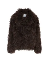 Chaqueta efecto pelo LIAS marrón 38