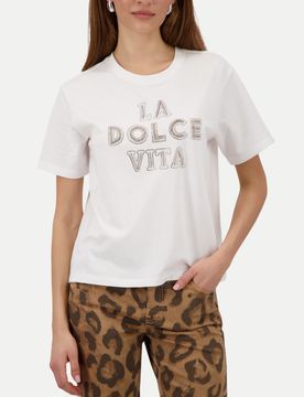 T-Shirt La Dolce Vita Weiß 40