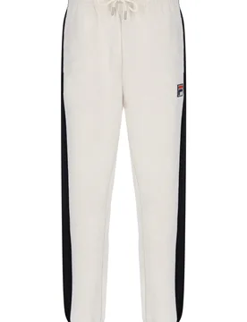 Gardenia/ Black Patrico Colour Blocked Pant - XS - FILA - FashionsVida