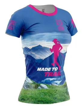 Maglietta A Maniche Corte Made To Trail Blue S