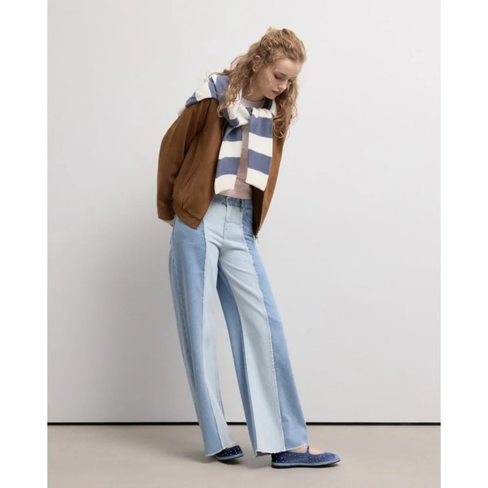 Vaquero de algodón liso de mujer - Green Coast - FashionsVida