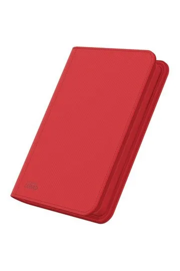 Zipfolio 160 - 8-Pocket XenoSkin Red - Ultimate Guard - FashionsVida