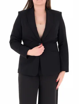 Blazer monopetto NERO 21 - PERSONA by MARINA RINALDI - FashionsVida