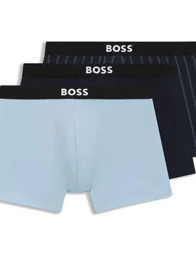 Boxers One D 10267408 01 3 Unités Open Blue M - BOSS - FashionsVida