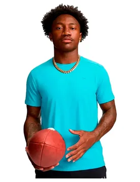 T-shirt à Manches Courtes The Bouncy Blue / Fresco Blue XL - Under armour - FashionsVida