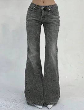 Jeans de cintura alta y ajuste delgado de moda para adolescentes - Shein - FashionsVida