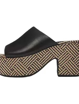 Sandali Con Tacco Graphic Weave Black EU 36