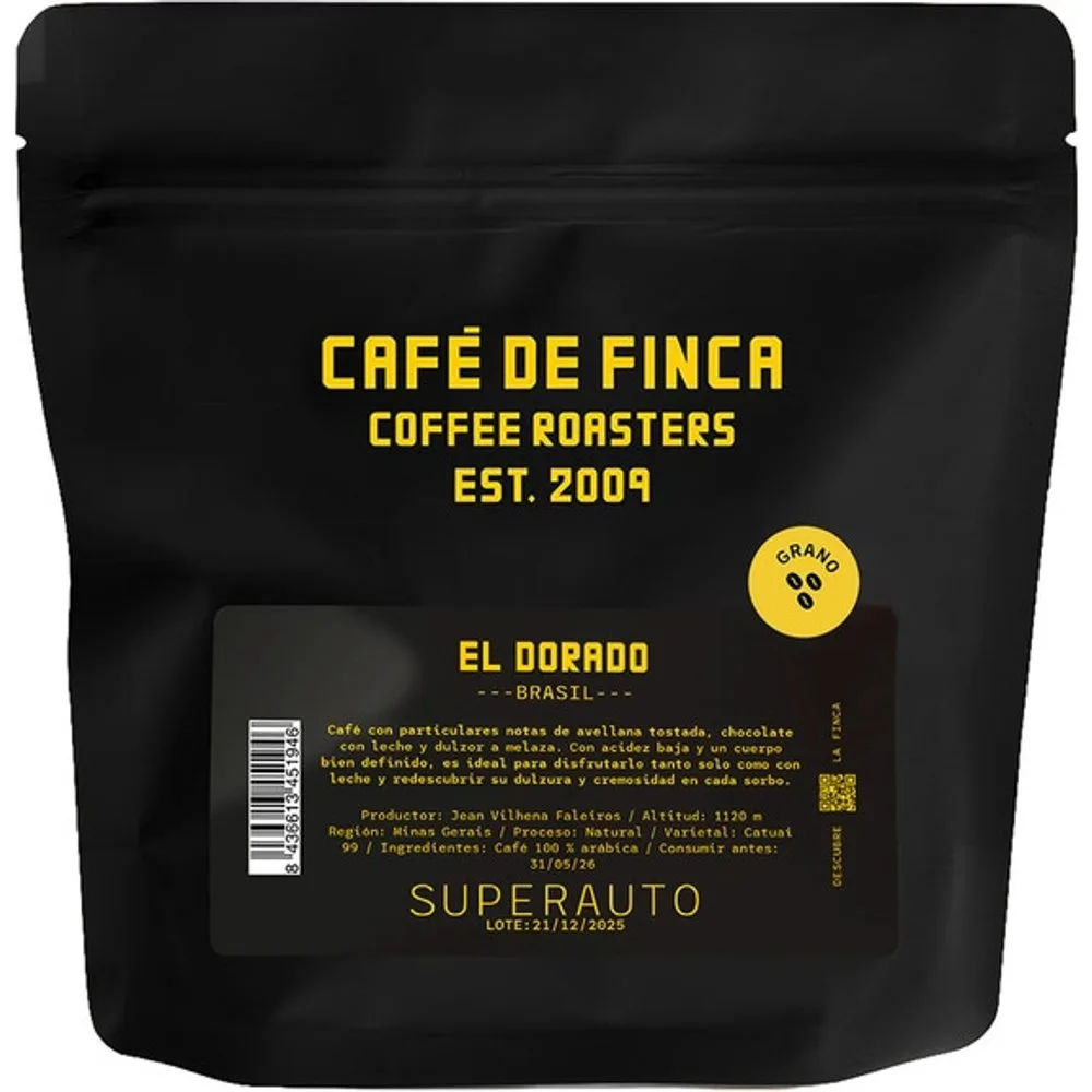 Café en grano El Dorado Brasil - Café de Finca - FashionsVida