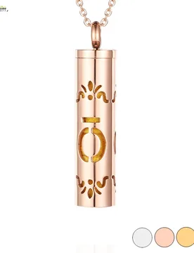 Hot Sale Free Pads Screw Aromatherapy Locket Necklace Jewelry Stainless Steel Essential Oil Glass Diffuser Pendant For Women Man - Aliexpress - FashionsVida
