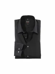 Camisa Body Fit (mangas extra largas) negro 42